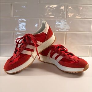 adidas Red and White Women's Sneakers